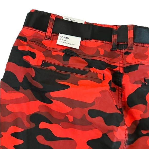 Y2K V.I.P. Juniors Size 19/20 Camo Military Cargo Pocket Jogger Pants NWT - Picture 16 of 17